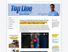 Tablet Screenshot of pressure-cleaning-florida.com